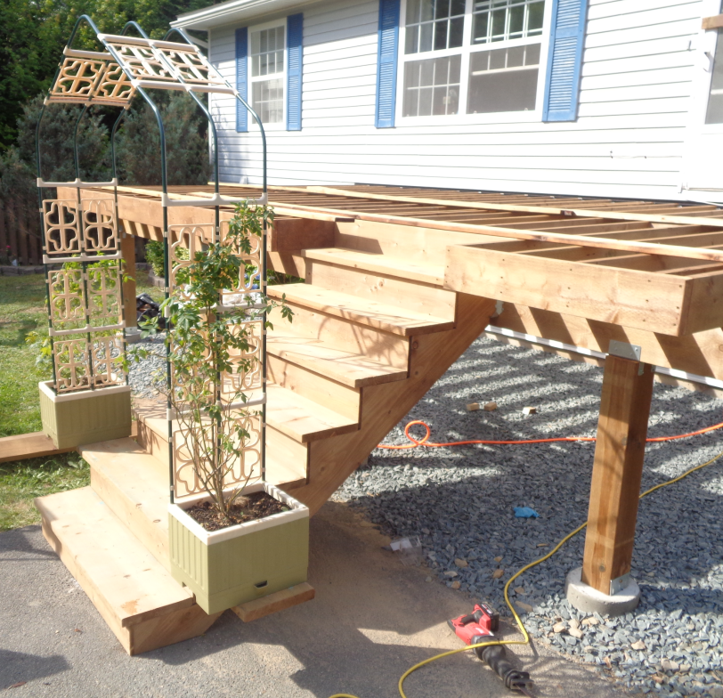 New Deck Stairs