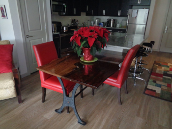 Spliced Walnut Table